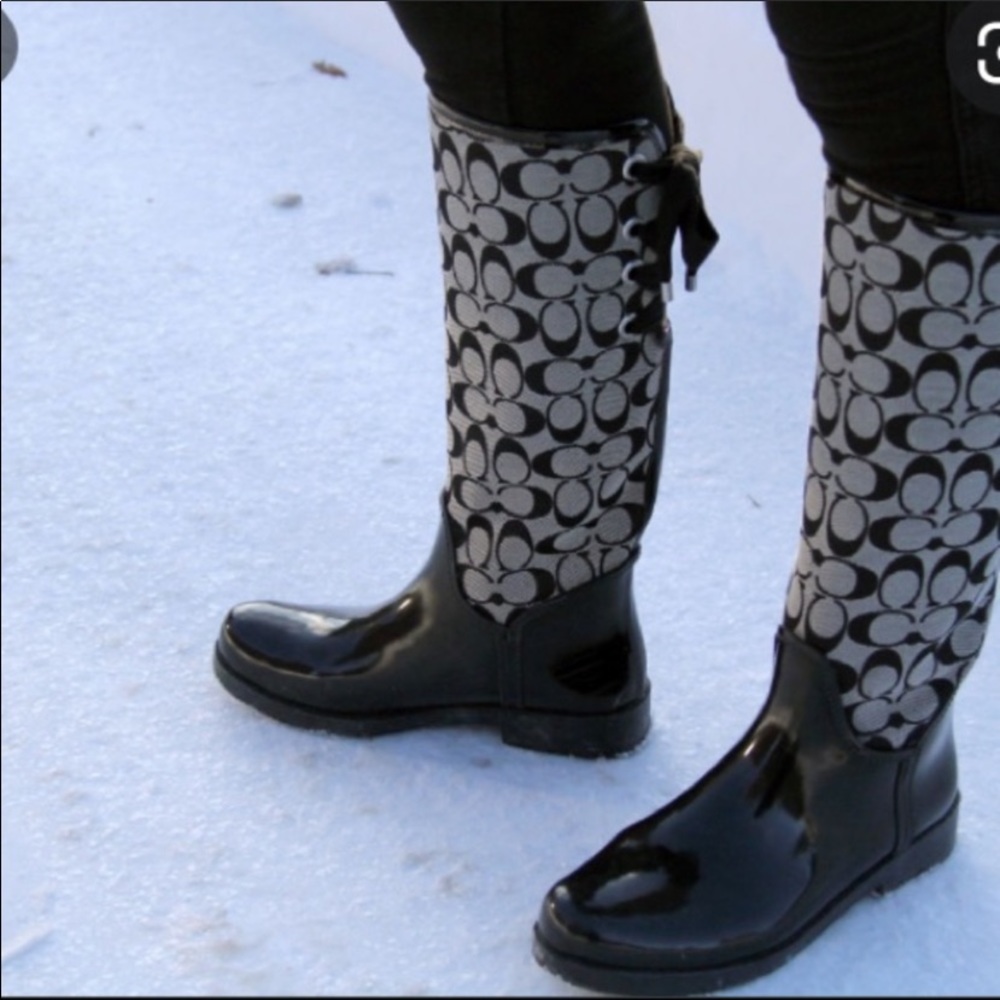 Authentic Coach Rain Boots (7)